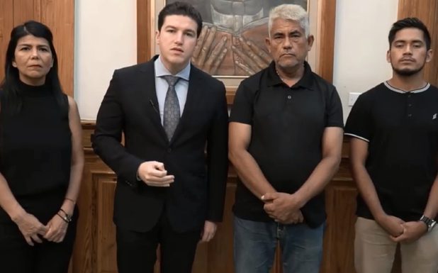 Papá de Yolanda Martínez se reúne con el gobernador de Nuevo León