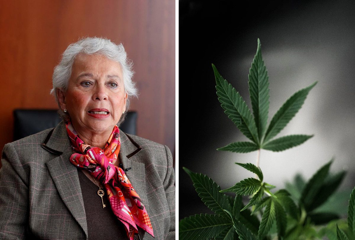 Sánchez Cordero celebra decisión de no criminalizar posesión de mariguana