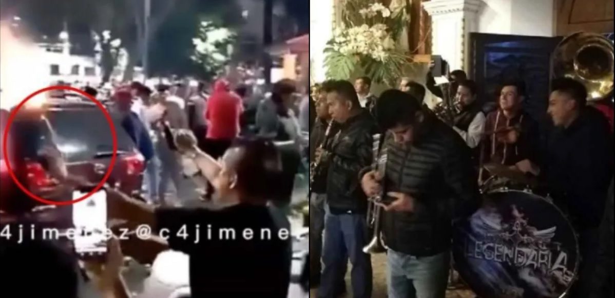 Sujetos disparan al aire en fiestas de Iztapalapa