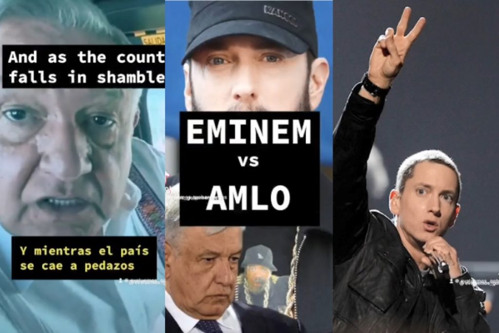 Supuesta canción de Eminem contra AMLO