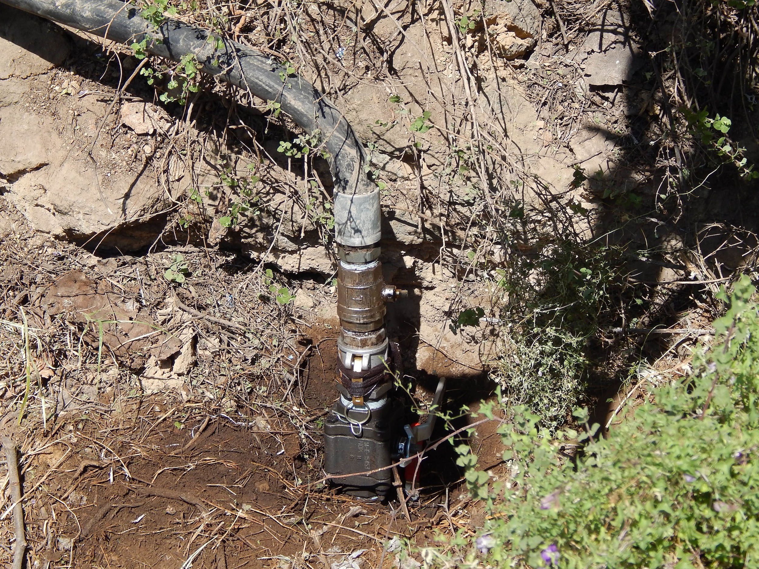Toma clandestina de hidrocarburo