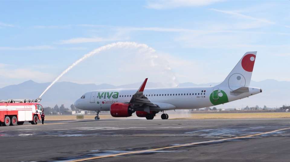 Viva Aerobus reactiva vuelos en aeropuerto de Toluca