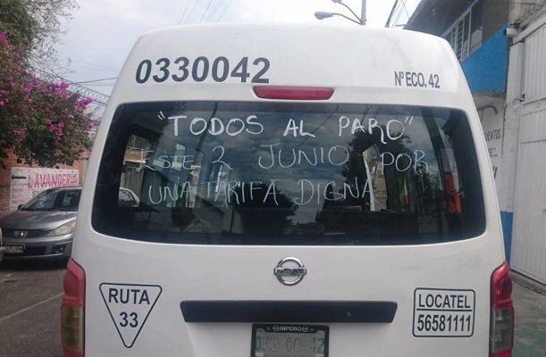 Transportistas anuncian jornada de bloqueos en la CDMX este jueves
