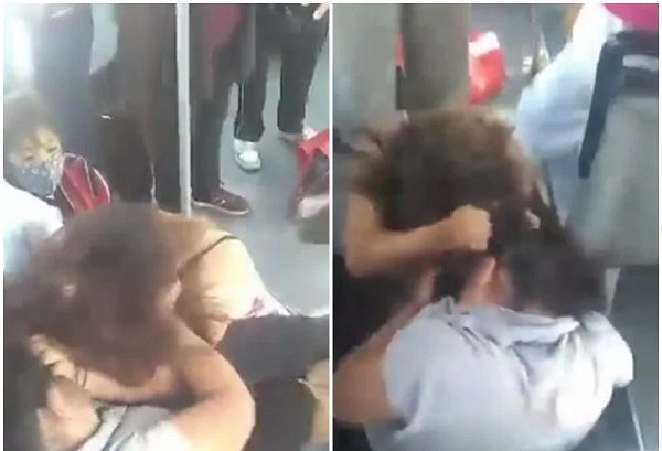Mujeres pelean a golpes y jalones de cabello en RTP en Álvaro Obregón #VIDEO