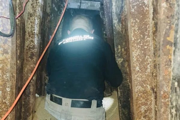 Aseguran narcotúnel en Tijuana con un tramo estaba colapsado