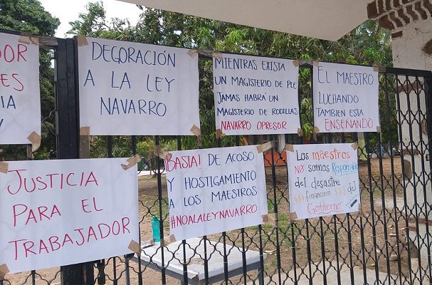 Acusan detención ilegal de maestros por parte de autoridades, en Nayarit