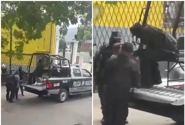 Policías roban a detenido su celular, cadena, cartera y reloj, en Acapulco #VIDEO