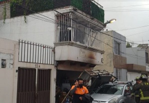 Explota cilindro de gas LP en una casa en la alcaldía Iztapalapa