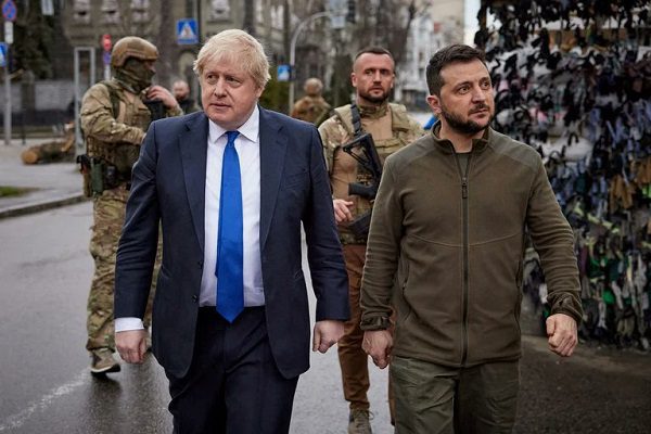 Boris Johnson inicia nueva visita sorpresa a Ucrania
