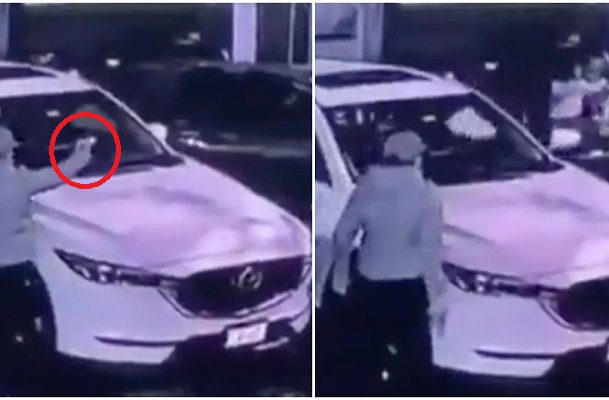 Mujer evita que se lleven a niña dentro de camioneta mientras era robada #VIDEO