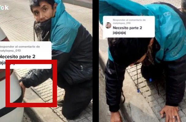 “¿Te ayudo?”: Conductor encara a ladrón de autopartes #VIDEO