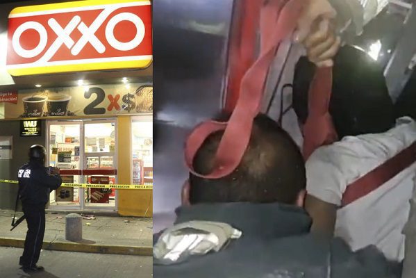 Ladrón se queda atorado en ducto al intentar robar un Oxxo #VIDEO