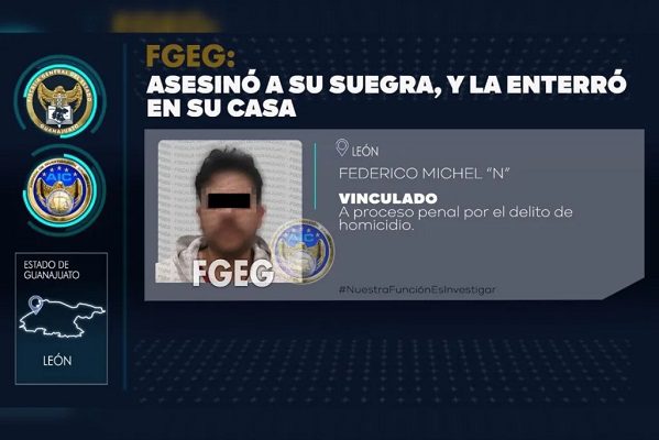 Sujeto asesina y entierra a su suegra en la sala de su casa, en Guanajuato