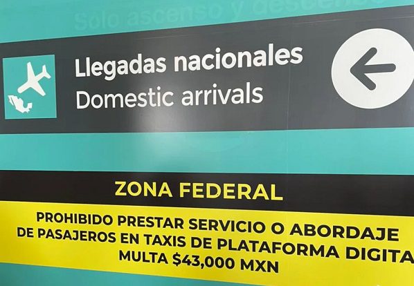 Usuarios alertan por multas a choferes de plataformas en el AICM