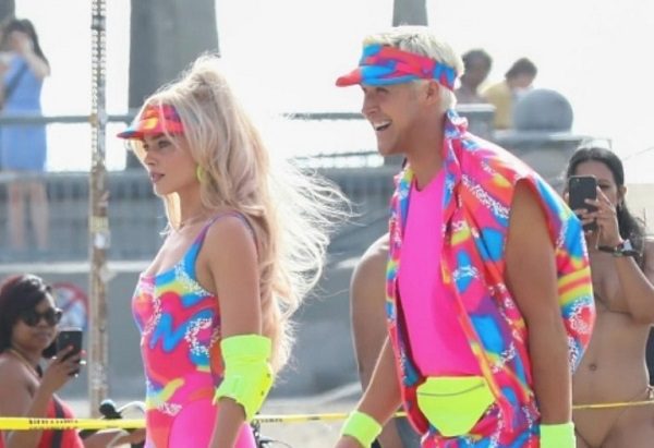 Filtran nuevos #VIDEOS de Margot Robbie en el set de 'Barbie'