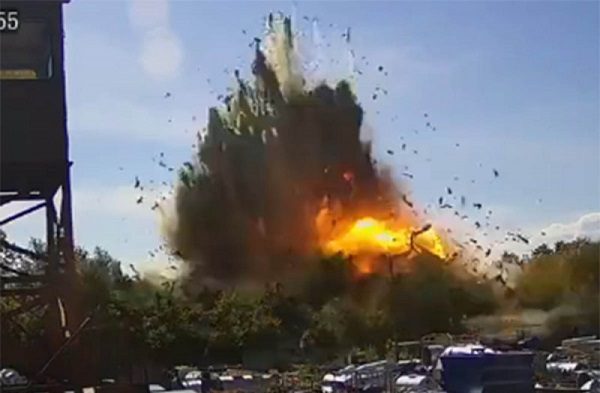 Revelan #VIDEO del momento en que misil ruso explotó en centro comercial de Ucrania