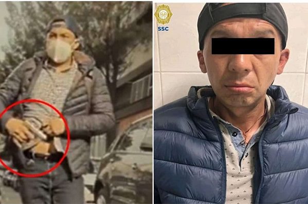 Cae sujeto captado asaltando a automovilistas sobre Río Churubusco #VIDEO