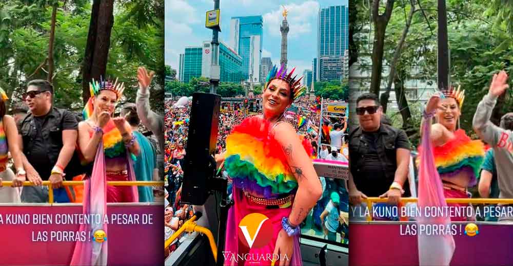 Abuchean al influencer Kunno en plena marcha LGBT+