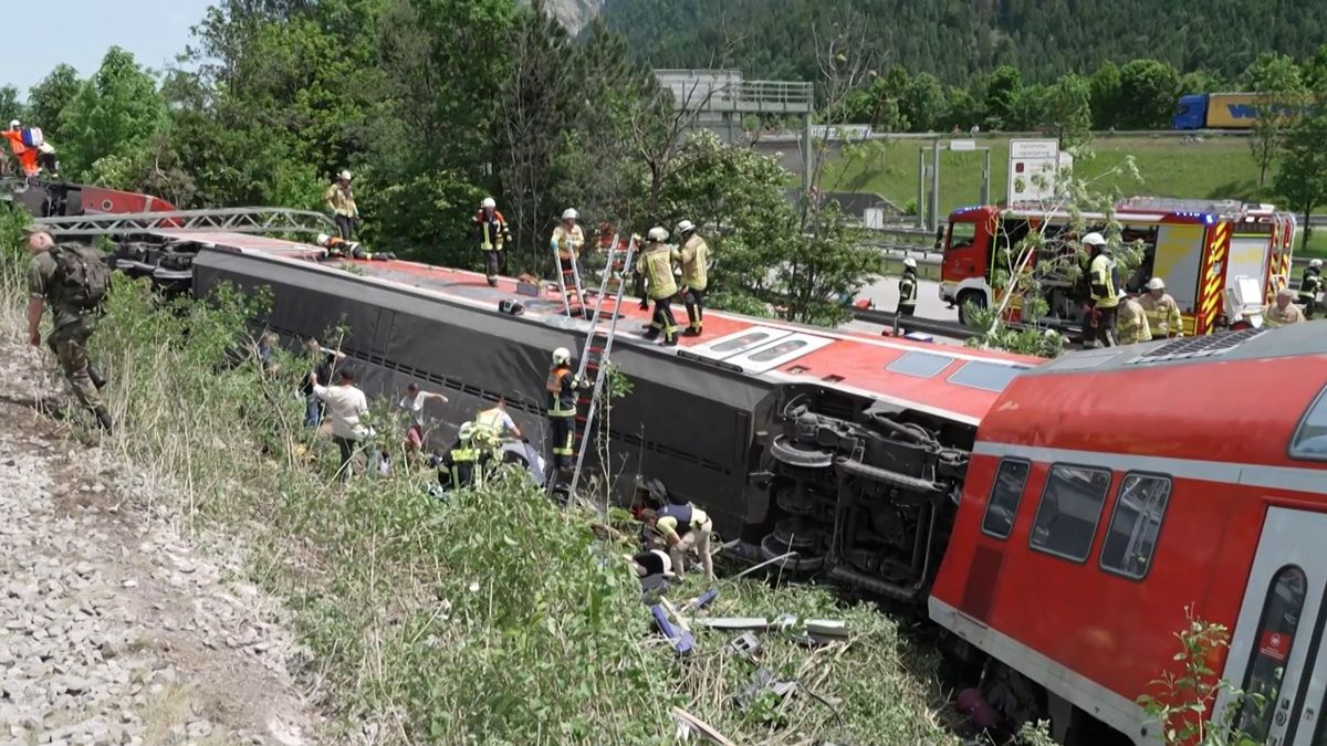 Accidente de tren en Alemania