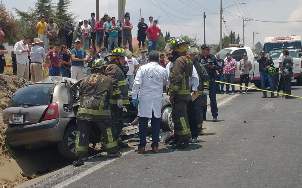 Accidente en la Xochimilco-Oaxtepec