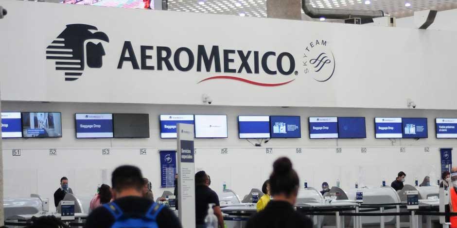 Aeroméxico deja de pedir prueba negativa de Covid-19 para volar a EU
