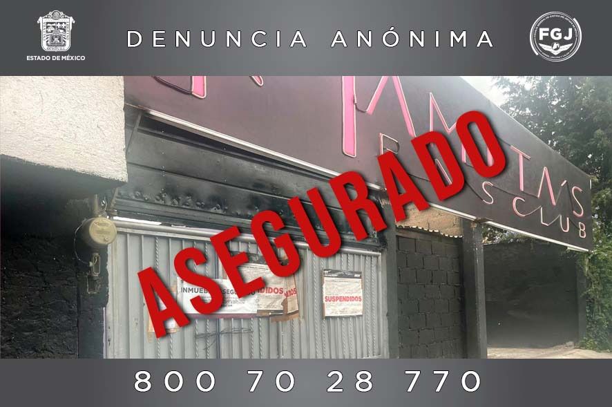 Bar de Edomex asegurado por el reciente secuestro una joven de 22 años