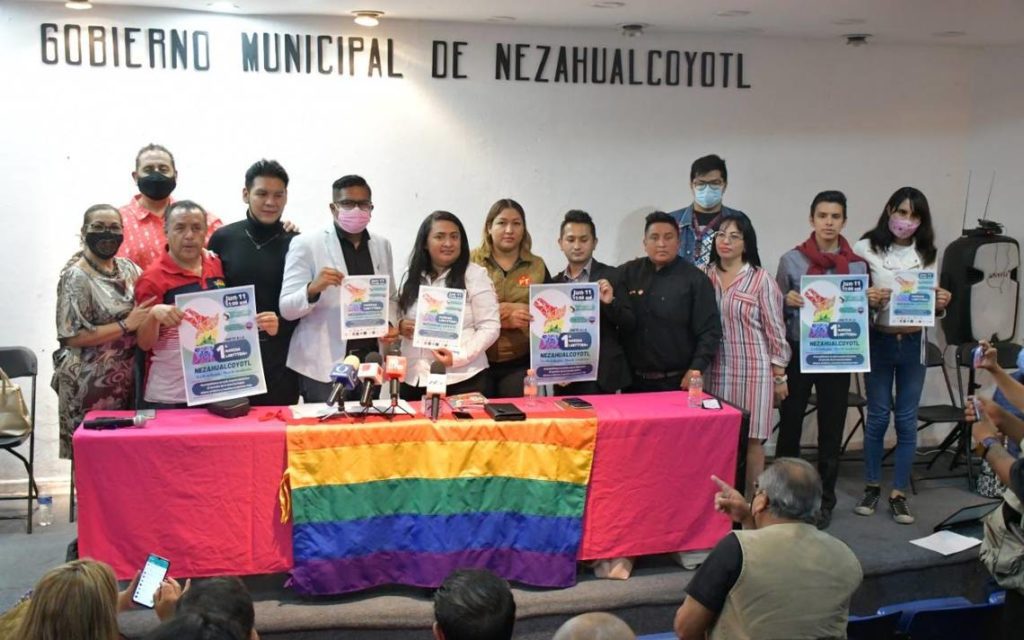 Colectivos y activistas LGBTTTIQA+ anuncian marcha en Neza