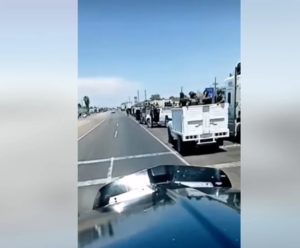 Captan convoy de hombres armados en la México-Nogales #VIDEO