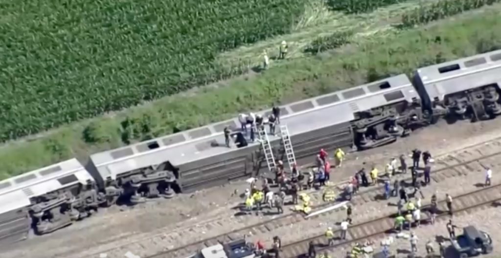 Descarrilamiento de tren en Missouri