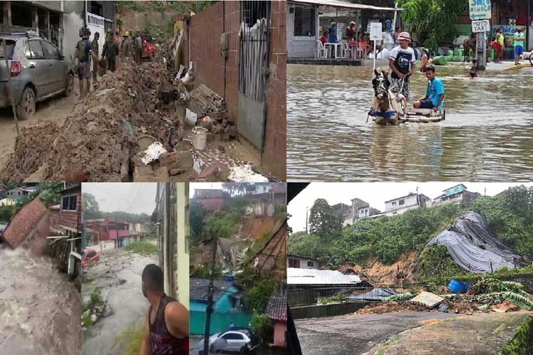 Inundaciones en Brasil