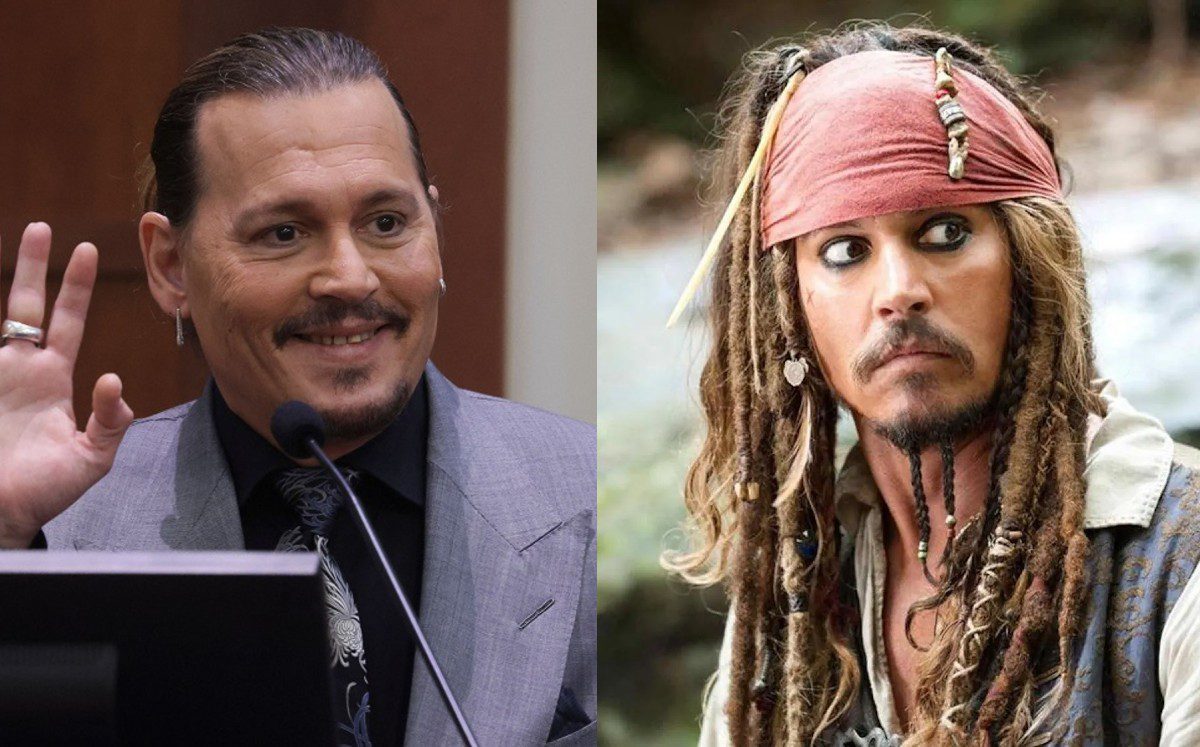 Johnny Depp en Piratas del Caribe
