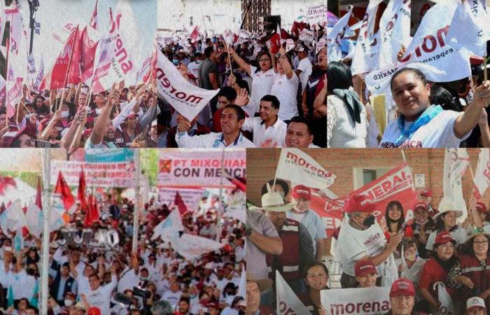 Morena gana cuatro de seis gubernaturas