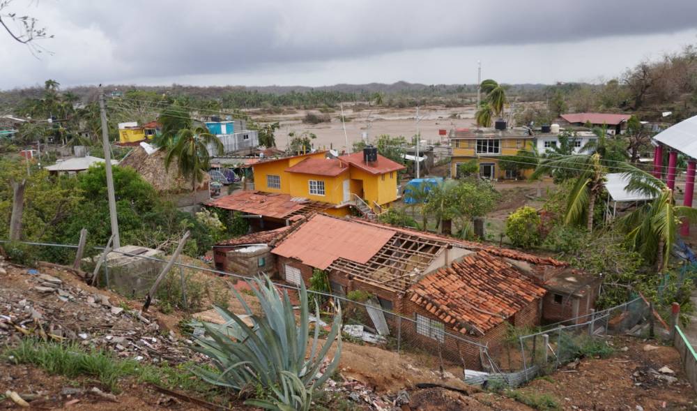 Paso de Agatha en Oaxaca