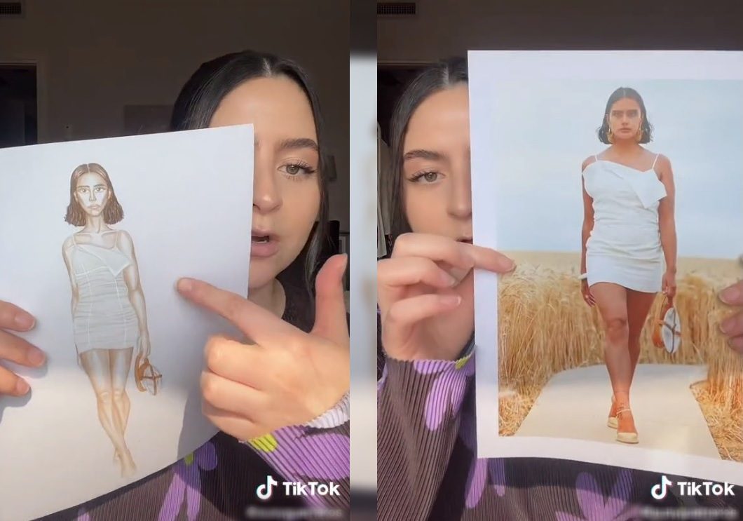 Rechazan trabajo de alumna por dibujar una modelo gordita