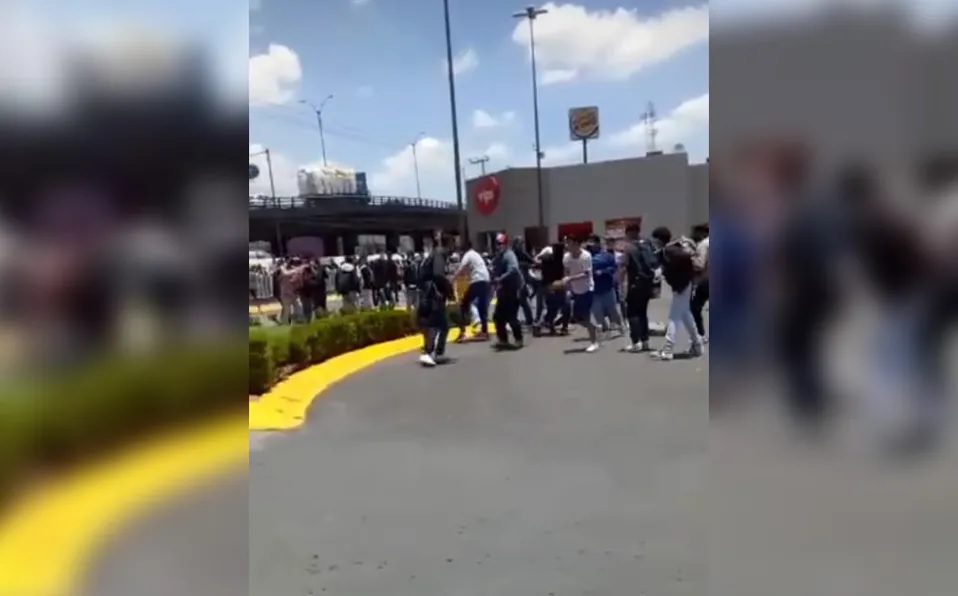 Riña entre jóvenes en Coacalco