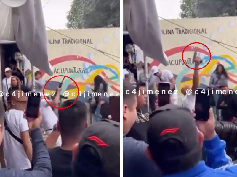 Sujetos disparan al aire en funeral de Iztapalapa