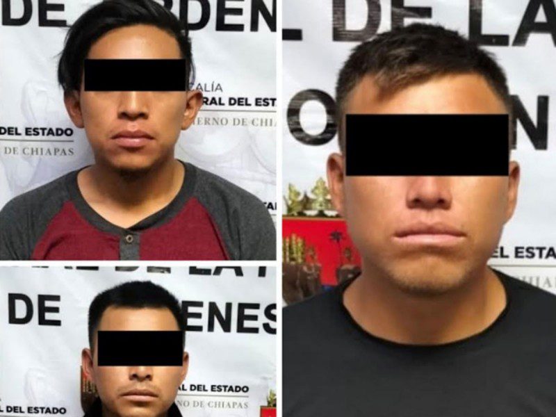 Tres presuntos implicados en el homicidio del alcalde de Teopisca