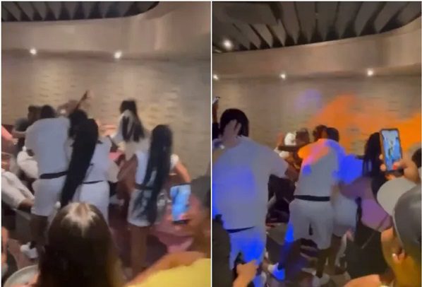 Estalla pelea entre pasajeros de un crucero por presunto trío sexual #VIDEOS