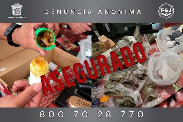 ¡Hasta en los tamarindos! Confiscan 'narcodulces' en domicilio de Atlacomulco