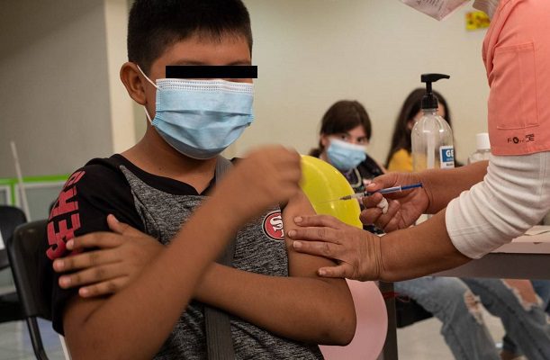 Edomex anuncia fechas de vacunación para niños de 10 y 11 años
