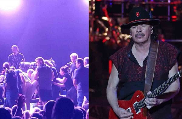 El músico mexicano Carlos Santana se desmaya durante concierto en Michigan #VIDEOS