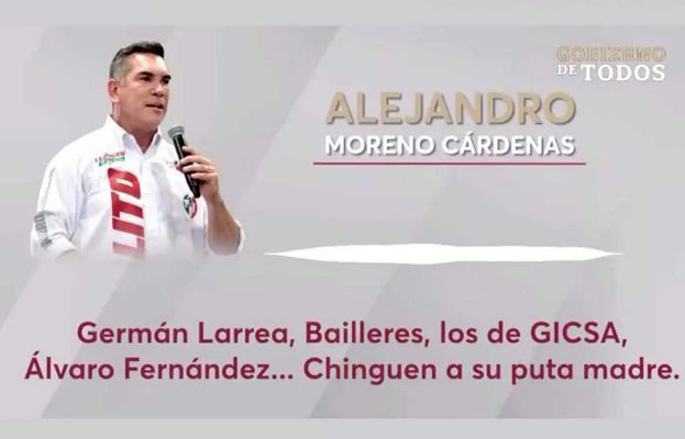 Alejandro Moreno arremete contra empresarios en nuevo audio revelado por Sansores
