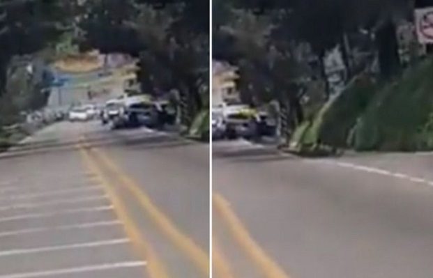 Reportan balacera y fuerte movilización policíaca en la México-Cuernavaca #VIDEOS