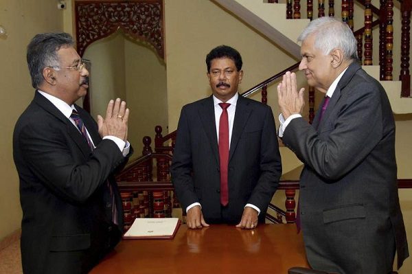 Primer ministro toma el cargo de presidente interino de Sri Lanka