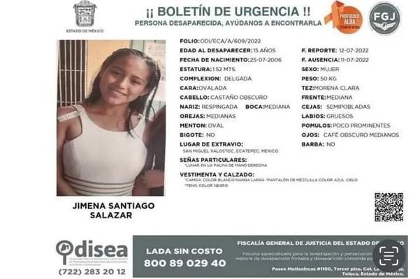 Bloquean avenida Central para exigir localización de menor desaparecida en Ecatepec