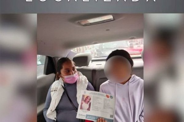 Localizan a menor de edad desaparecida en Ecatepec