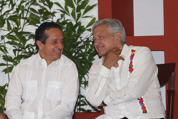 AMLO evalúa sumar al gobernador de Quintana Roo al Gobierno Federal
