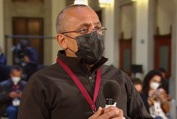 Al borde las lágrimas, periodista pide a AMLO protección contra el CJNG #VIDEO