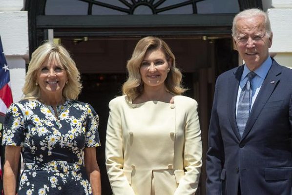 La esposa del presidente de Ucrania pide más armas al Congreso de EEUU