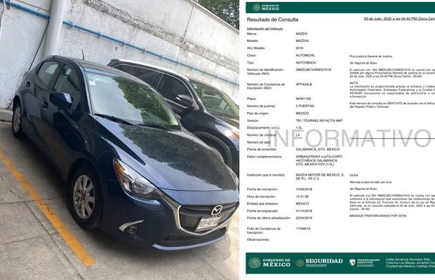 Hombre compra auto en agencia y lo detienen al reportar que era robado